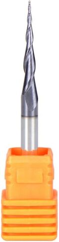 5pcs HRC55 Tapered Ball Nose Spiral End Mill R0.5xD4x20.5x50L Tungsten Solid Carbide CNC Router Bits 2 Flute Milling Cutter in Kuwait