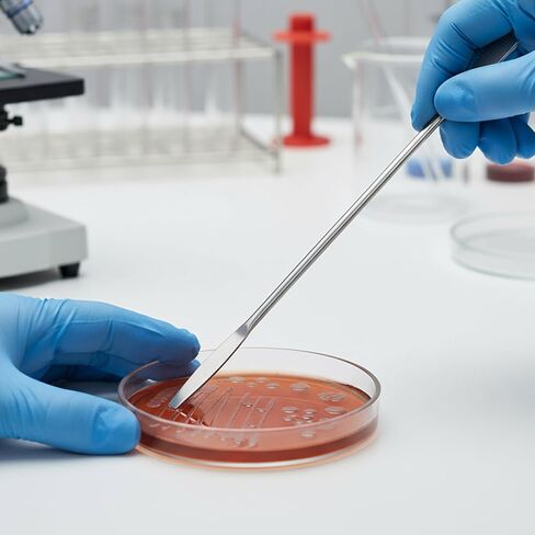 قطعتان من ملعقة المختبر المصنوعة من الفولاذ المقاوم للصدأ، ملعقة صغيرة ذات طرفين مقاس 6.3 بوصة، ملعقة صغيرة معدنية صغيرة مع سهم مدبب وأطراف مسطحة in Kuwait