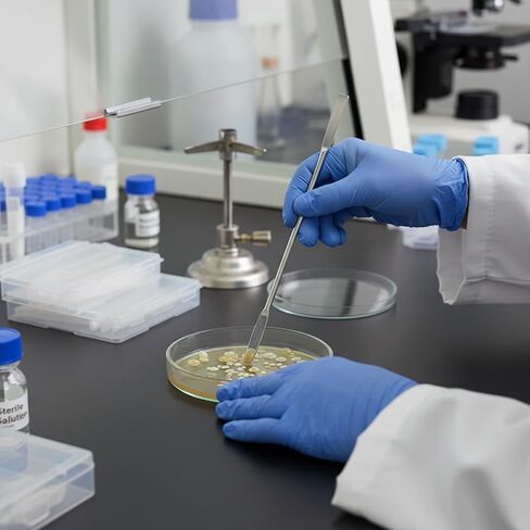 قطعتان من ملعقة المختبر المصنوعة من الفولاذ المقاوم للصدأ، ملعقة صغيرة ذات طرفين مقاس 6.3 بوصة، ملعقة صغيرة معدنية صغيرة مع سهم مدبب وأطراف مسطحة in Kuwait