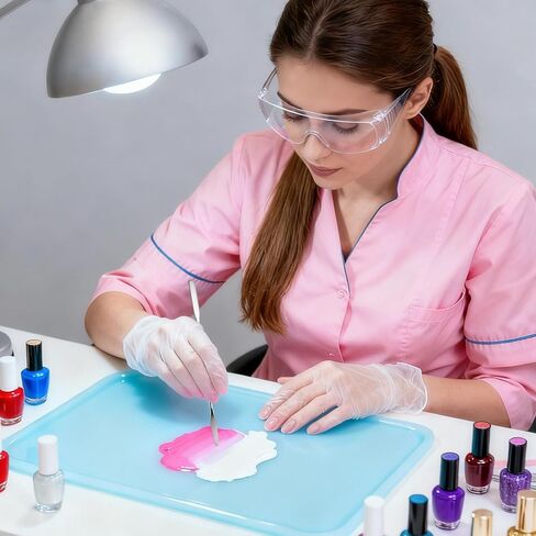 12 Pcs Stainless Steel Lab Spatula Set, Double-Ended Micro Spatulas with Square and Round Ends, Durable Mixing Tool Kit for Laboratory, Resin, Clay, and Cosmetic Use in Kuwait