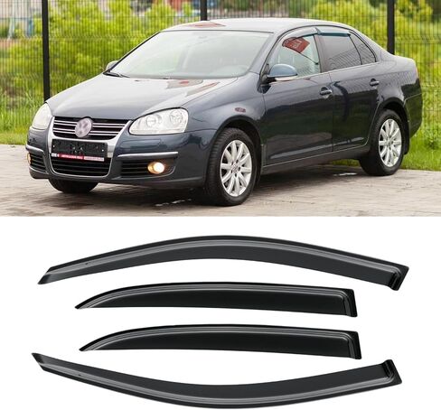 Window Visor for Subaru Forester 2019-2024, Out-Channel Rain Guards Shields Vent Shade Deflector Wind Dark Smoke Ventshade Ventvisor for 19-24 Forester 2020 2021 2022 2023, Tape-On Outside-Mount, 4PCS in Kuwait