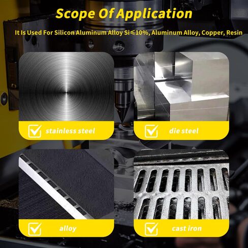 كربيد نصف قطر الزاوية الدائرية الداخلية R نهاية المطاحن 4 فلوت TiSiN المغلفة، لطحن سبائك الفولاذ، الفولاذ المقسى، المعدن. (R0.5*D4*50L*4F) in Kuwait