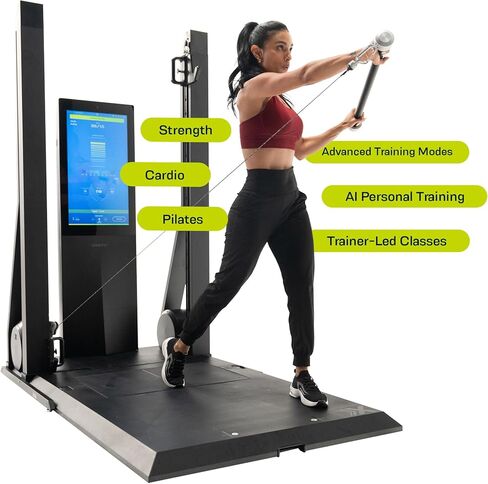 OxeFit XS1 Peak Smart Home Gym – All-in-One Strength, Cardio & Pilates Machine with Adaptive Workouts, AI Training, Performance Tracking & Trainer-Led Classes Black in Saudi Arabia