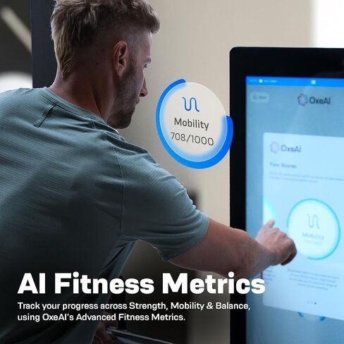 OxeFit XS1 Peak Smart Home Gym – All-in-One Strength, Cardio & Pilates Machine with Adaptive Workouts, AI Training, Performance Tracking & Trainer-Led Classes Black in Saudi Arabia