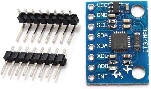 12 Pieces GY-521 MPU-6050 MPU6050 3-Axis Accelerometer Gyroscope Modules,6 DOF 6-Axis Accelerometer Gyroscope Sensor Modules with 16-bit AD Converter for Data Output,IIC/I2C. in Saudi Arabia