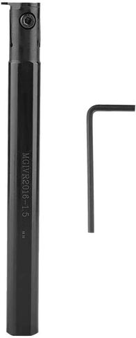 MGIVR2016-1.5 Lathe Grooving Cut Off Tool Holder with Wrench for MGMN150 Inserts, High Grip Strength Turning Tool Holder for Cast Iron and Heavy - Duty Machining in Kuwait