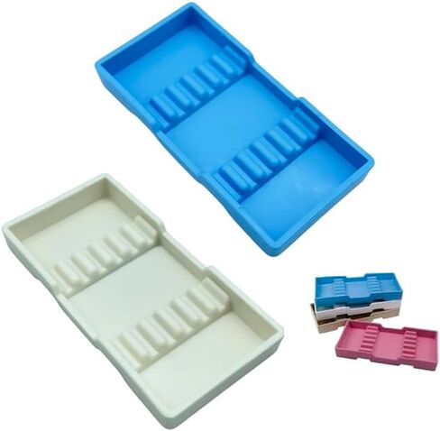 2/Pcs Dental Cabiet Tay #16A Autoclavable Plastic Organizer Hand Instruments Regular Organizer Tray (Gray) in Saudi Arabia