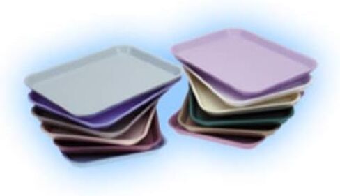 Mini Tray, Flat, Size F - White in Saudi Arabia