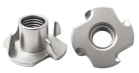 NACX 5/16"-18 T-Nuts, 304 Stainless Steel Tee Nut, 4 Prong Tee Blind Nuts for Wood and Furniture, 12PCS in Saudi Arabia