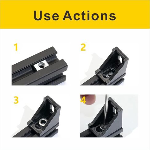 222pcs M5 T-Nuts Screws Kit for 2020 Series Aluminum Extrusion 20pM5x8,20Pcs M5x10,20Pcs M5x12,14PM5x14 Hexagon Socket Screws,34Pcs M5 T Sliding Nut,40Pcs,74Pcs Washers One hex Wrench in Saudi Arabia