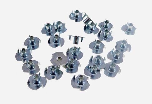 25 Pack 10-32 T-Nuts 5/16" Barrel Zinc Plate 1/4" Hole 3#10F005 in Kuwait