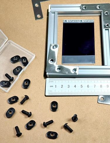 20 Packs 1/4"-20 Black T Slot Nuts T-Slot Bolts Threaded Centered Slide in Economy T Nuts for T Slot Track,for 15 Series or 1.5 Inch Base Aluminum Extrusion in Kuwait