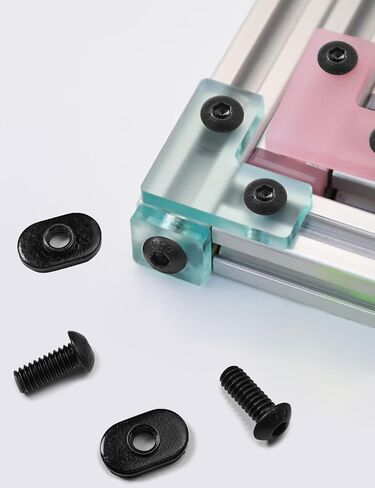 20 Packs 1/4"-20 Black T Slot Nuts T-Slot Bolts Threaded Centered Slide in Economy T Nuts for T Slot Track,for 15 Series or 1.5 Inch Base Aluminum Extrusion in Kuwait