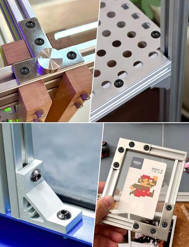 20 Packs 1/4"-20 Black T Slot Nuts T-Slot Bolts Threaded Centered Slide in Economy T Nuts for T Slot Track,for 15 Series or 1.5 Inch Base Aluminum Extrusion in Kuwait