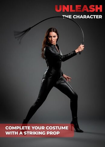 سوط من الجلد الصناعي لركوب الخيل، سوط طويل لرياضة الفروسية 75 بوصة، سوط حصان أسود للترويض in Kuwait