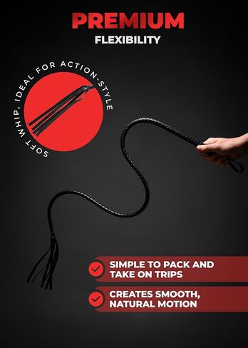 سوط من الجلد الصناعي لركوب الخيل، سوط طويل لرياضة الفروسية 75 بوصة، سوط حصان أسود للترويض in Kuwait