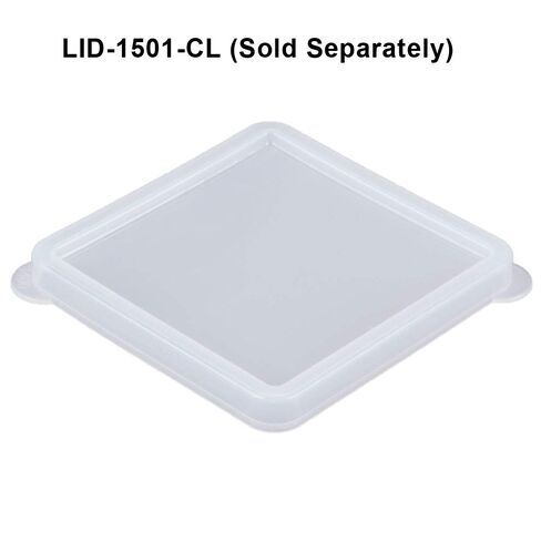 G.E.T. ML-149-W Square Food Storage Crock w/Lid, 2 Quart, White in Saudi Arabia