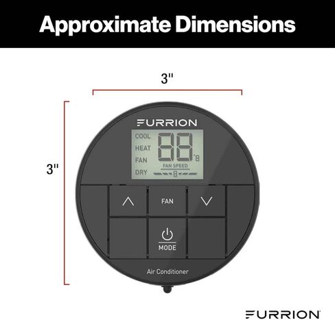 Lippert 2024042659 Furrion Enhanced Single Zone Backlit Led Wall Thermostat (R32) in Saudi Arabia