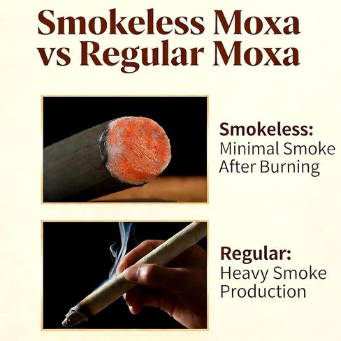 10 قطع من أعواد الموكسا التي لا تدخن - عصا موكسا نقية لعلاج الكى، موكسا عالية الكثافة بدون دخان، أعواد موكسا ممتازة للكي، أعواد الكى طويلة الأمد in Kuwait