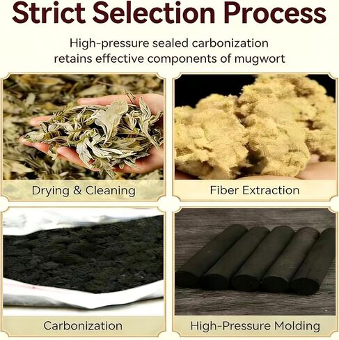 10 قطع من أعواد الموكسا التي لا تدخن - عصا موكسا نقية لعلاج الكى، موكسا عالية الكثافة بدون دخان، أعواد موكسا ممتازة للكي، أعواد الكى طويلة الأمد in Kuwait