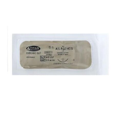 A Titan ATI-6-27-4CG Chromic Gut Absorbable Sutures 27" C-6 Size 4-0 12/Pk in Saudi Arabia