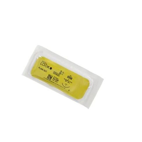 Look X554B Plain Gut Absorbable Sutures 3-0 27 C6 3/8 Circle Reverse Cutting 12/Pk in Saudi Arabia