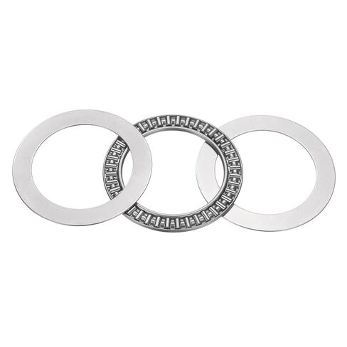 uxcell 4 Sets AXK4060 Thrust Needle Roller Bearings with 8 Washers, Chrome Steel Needle Roller Bearings, ID 40mm, OD 60mm, Thickness 5mm in Saudi Arabia