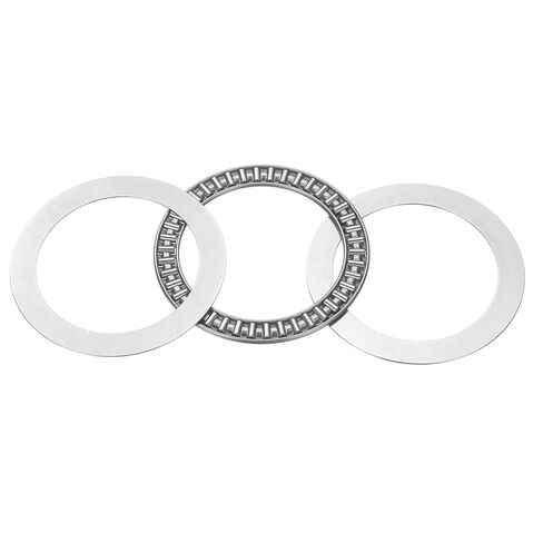 uxcell 4 Sets AXK4060 Thrust Needle Roller Bearings with 8 Washers, Chrome Steel Needle Roller Bearings, ID 40mm, OD 60mm, Thickness 5mm in Saudi Arabia