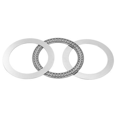 uxcell 4 Sets AXK4060 Thrust Needle Roller Bearings with 8 Washers, Chrome Steel Needle Roller Bearings, ID 40mm, OD 60mm, Thickness 5mm in Saudi Arabia