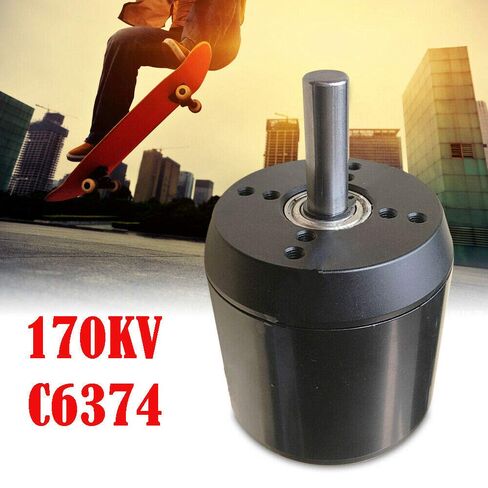 محرك كهربائي C6374 بدون فرش، محرك مستشعر للحزام، 170 كيلو فولت 2900 وات، محرك محرك مستشعر للوح التزلج الطويل للدراجة الكهربائية (عمود 10 مم) in Kuwait