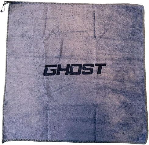 Ghost Microfiber Cue Towel – 16×16 in 400 GSM Premium Microfiber – Shaft Cleaning & Polishing Cloth – Laser-Engraved Logo in Kuwait