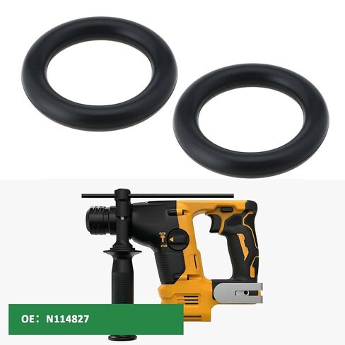 10 قطعة حلقة دائرية ديناميكية N114827 19 مللي متر × 13 مللي متر × 3 مللي متر متوافقة مع ديوالت DCH143/DCH253/DCH243 in Kuwait