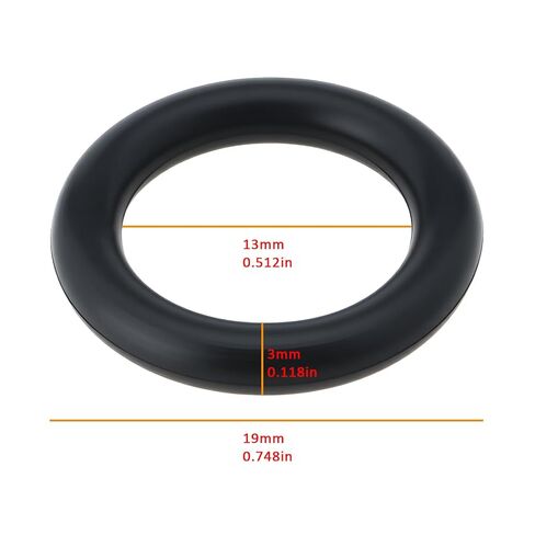 10 قطعة حلقة دائرية ديناميكية N114827 19 مللي متر × 13 مللي متر × 3 مللي متر متوافقة مع ديوالت DCH143/DCH253/DCH243 in Kuwait