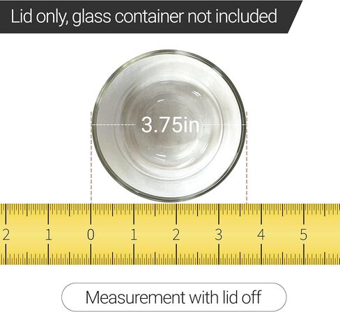 Replacement Lids fits Pyrex 1-Cup (4" Smallest Size) Glass Food Storage Container Bowls, 4-Inch Plastic Round Lids Covers for Pyrex 7202-PC, Airtight & Leakproof (10-Pack, Blue) in Kuwait