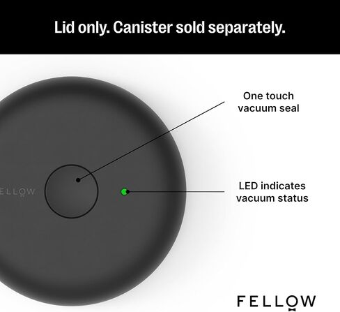 غطاء أتموس الكهربائي من فيلو - غطاء محكم الغلق تلقائيًا - متوافق مع جميع علب القهوة المفرغة من أتموس in Kuwait