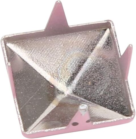CFTGIW 200 Pcs Pyramid Stud Clothing Bag Decorative Accessory Metal Pyramid Rivets 10mmWhite Base and Blue Choice Cloth RivetPyramid StudPyramid Rivet ConeClothing (Foundation Black Spots) in Saudi Arabia