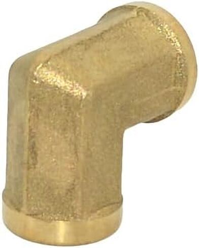 90 Degree Barstock Street Elbow, NPT Female Pipe to NPT Female Brass Pipe Fitting (2, 1/4") in Kuwait