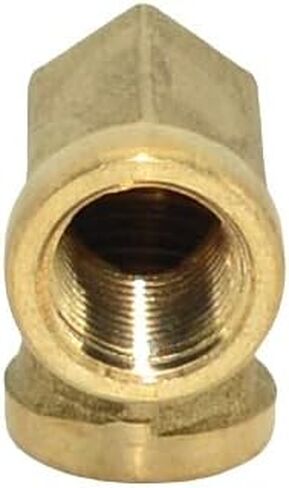 90 Degree Barstock Street Elbow, NPT Female Pipe to NPT Female Brass Pipe Fitting (2, 1/4") in Kuwait