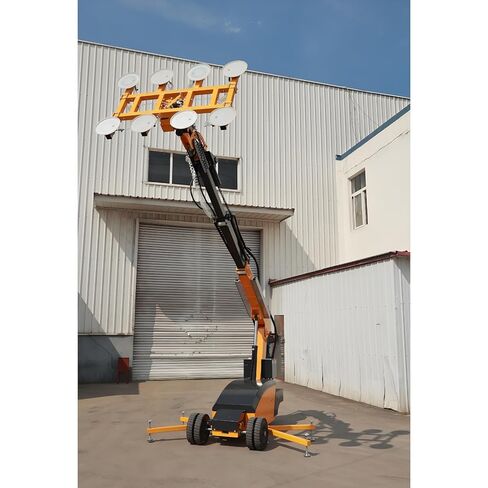 All-Terrain Glass Installation Robot with Sponge Suction Cup Option for Rough Surfaces & Secure Material Handling in Saudi Arabia