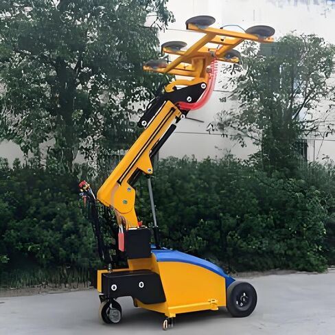 Self-Propelled Glass Installation Robot with Wear-Resistant Outdoor Tires & Digital Display Console for Construction & Glazing Projects in Saudi Arabia