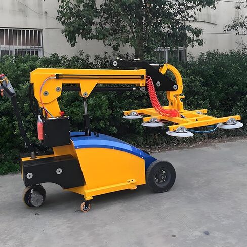 Self-Propelled Glass Installation Robot with Wear-Resistant Outdoor Tires & Digital Display Console for Construction & Glazing Projects in Saudi Arabia