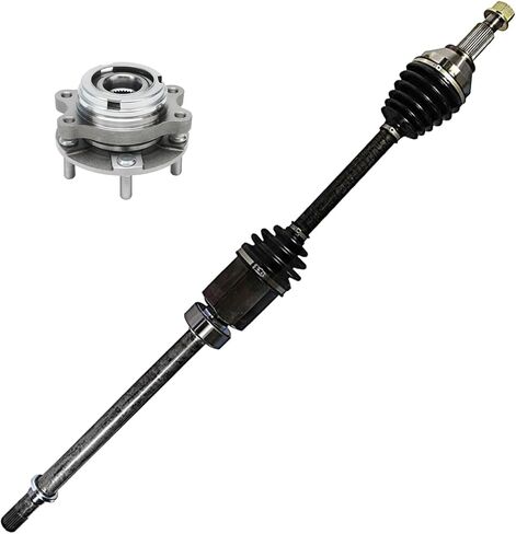 Detroit Axle - 4WD Front CV Axle Shafts for Chevy GMC Silverado Sierra Yukon XL Avalanche 1500 K1500 K2500 Pickup Suburban Tahoe Blazer Escalade ESV EXT 6 Lugs CV Axle Shafts Assembly Pair Replacement in Kuwait