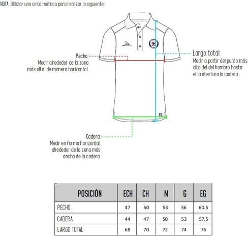 Pirma Cruz Azul 2025/2026 Team Polo - Blue/Black in Kuwait