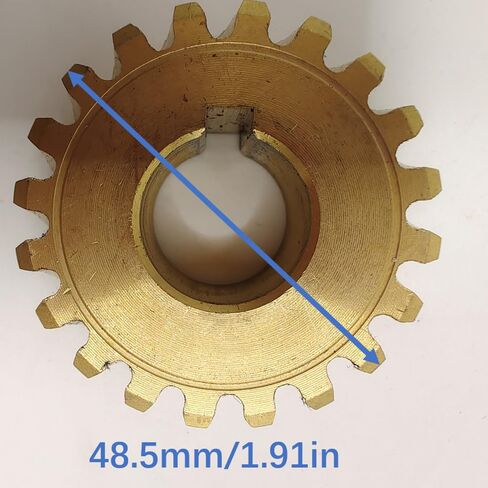 Worm Gear 20T Compatible with MTD CUB Cadet Craftsman Snowblowers 40 42 91704861 9170528 9180528a 71704449 7170528 7170528A 6180528 2002 2003 2004 2005 240303 in Saudi Arabia