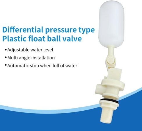Float Ball Valve 2 Pack,1/2 Inch Water Float Valve with Adjustable Arm Filter for Livestock Water Trough,Water Tank,Pool,Pond,Fountain,Automatic Waterer Bowl Dog Horse in Saudi Arabia