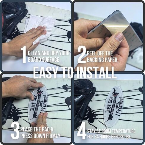 devembr Snowboard Stomp Pad for Dachshund Lovers, Funny Stomp Pads Snowboarding with 3D Bumps Design, PVC Material in Kuwait