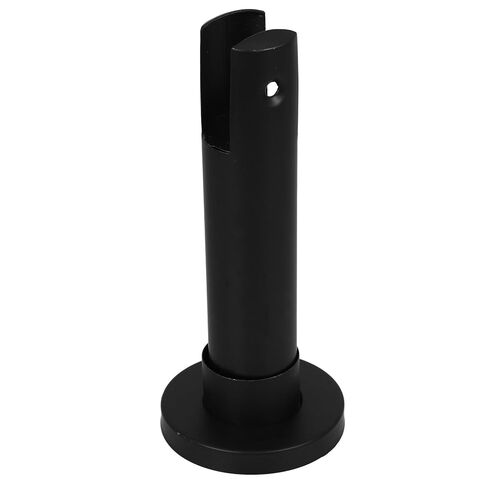 jojofuny Stainless Steel Floor Mount Support Feet for Toilet Cubicles, 10cm Public Restroom Partition Bracket Hardware Accessories for Bathroom Stall Fixtures in Saudi Arabia