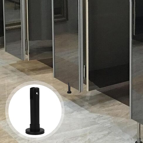 Adjustable Stainless Steel Toilet Partition Foot 10cm Support Bracket for Public Restroom Hardware Accessories Floor Mount Partition Fitting in Saudi Arabia