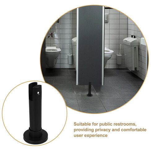 Heavy Duty Stainless Steel Toilet Partition Support Feet 10cm Bracket for Public Restroom Bathroom Stall Hardware Accessories in Saudi Arabia