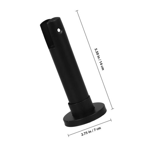 Luxshiny Adjustable 10cm Stainless Steel Toilet Support Foot for Restroom Partition Hardware Bracket Public Bathroom Stall Partition Fitting with Sturdy Stand in Kuwait